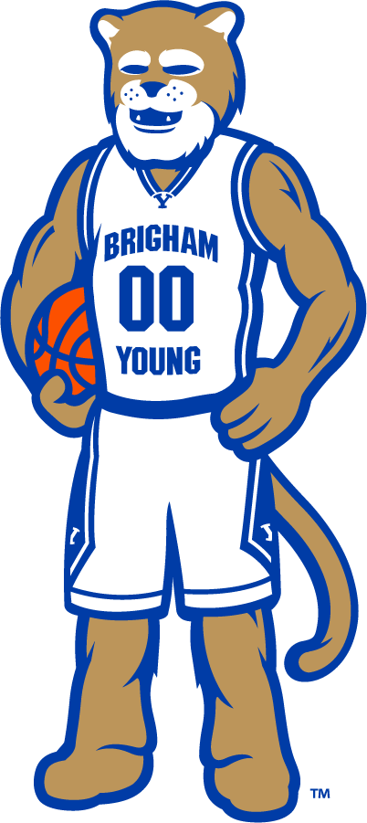 Brigham Young Cougars 2016-Pres Mascot Logo DIY iron on transfer (heat transfer)